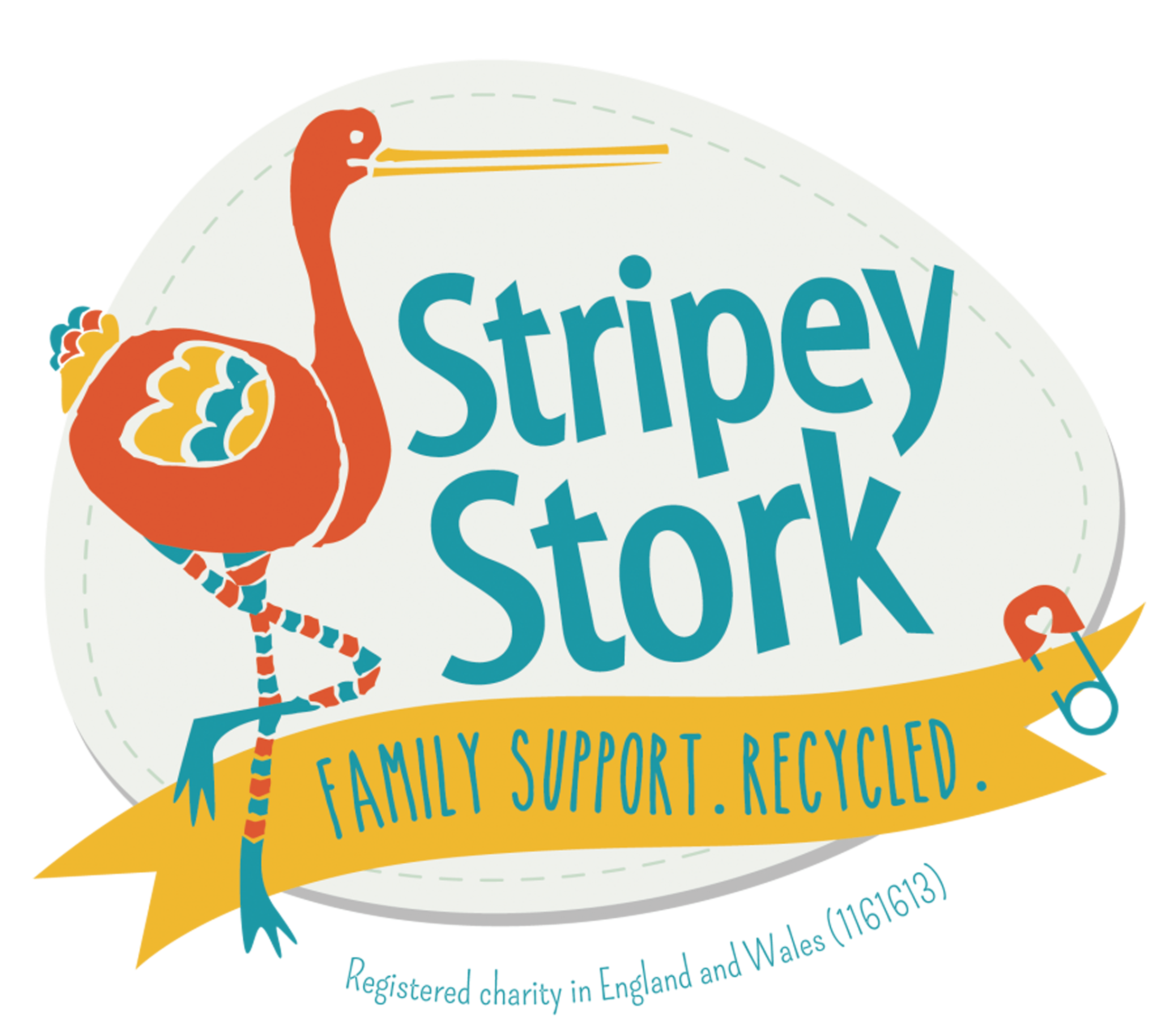 Stripey Stork logo
